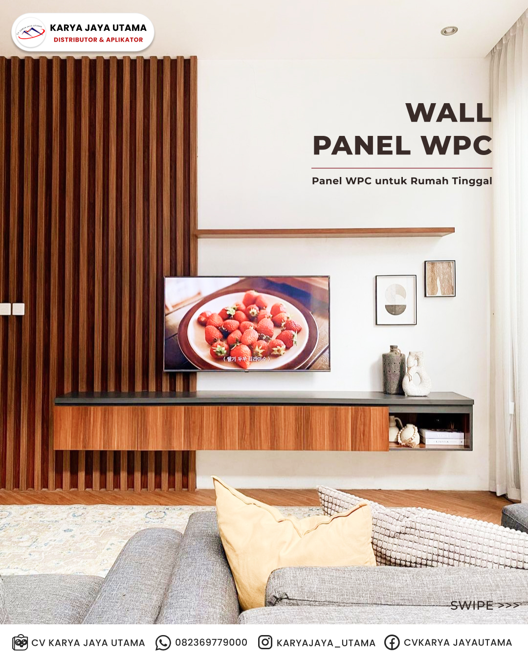 Wall Panel WPC untuk Healing Space di Rumah Tinggal