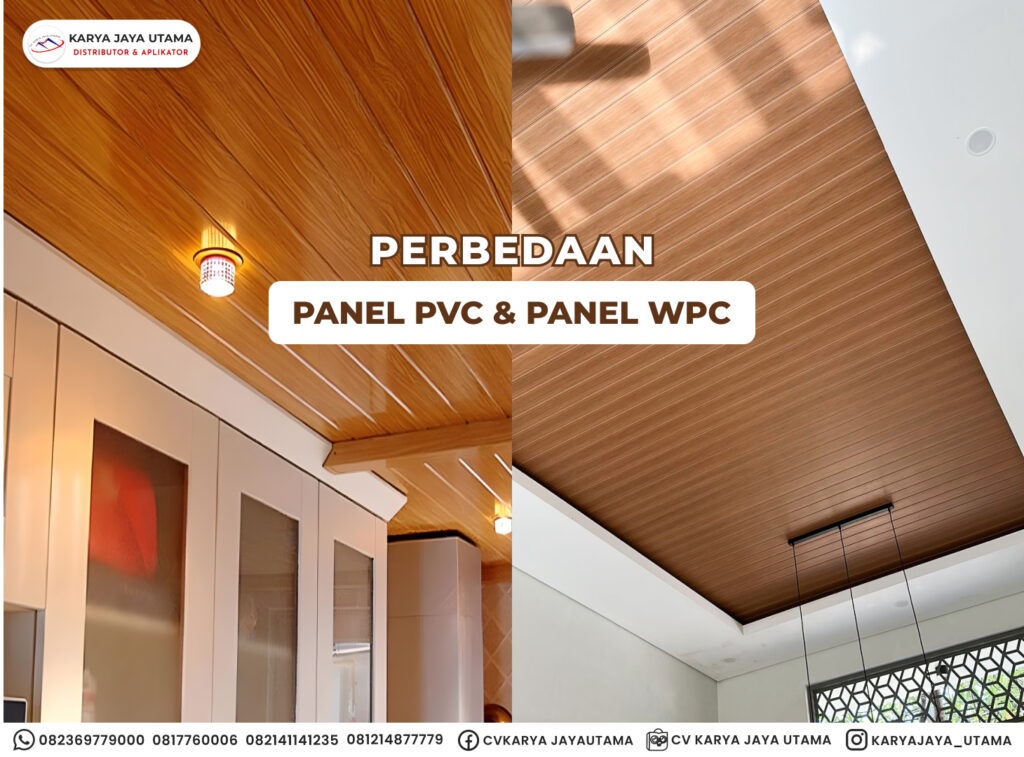 Perbedaan Panel PVC dan Panel WPC