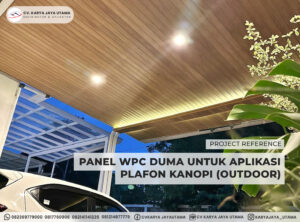 panel wpc duma untuk aplikasi plafon kanopi (outdoor)