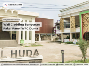 panel wpc duma untuk wall cladding bangunan