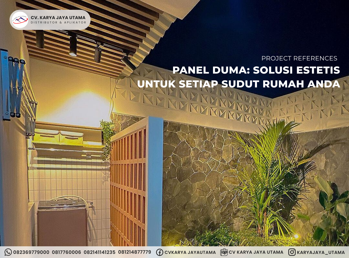 Panel Duma: Solusi Estetis untuk Setiap Sudut Rumah Anda