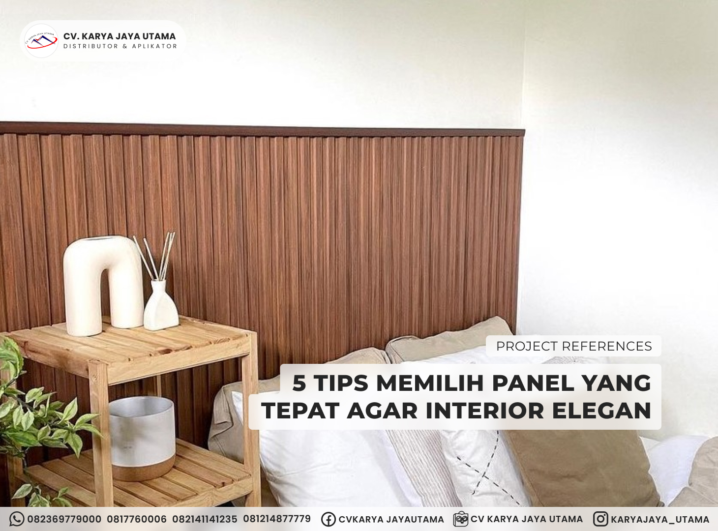 5 Tips Memilih Panel yang Tepat Agar Interior Aesthetic